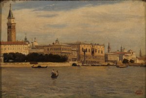 Venice from the Dogana by Jean Baptiste Camille Corot